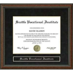  Seattle Vocational Institute (SVI) Diploma Frame Sports 
