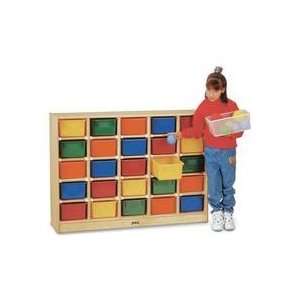  Super Sized 25 Tray Mobile Cubbie   With Assorted Trays 