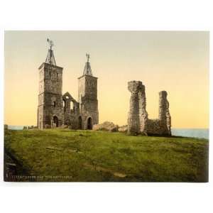  1890s photo The Reculvers, Herne Bay, England. Photochrom 