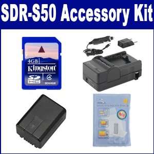  Panasonic SDR S50 Camcorder Accessory Kit includes 