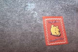 WINNIE The POOH Scarf Gloves & Headband Warmer Set Fleece Gray  