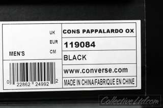CONS Converse Pappalardo Pro Ox cts BLACK BLUE 11  
