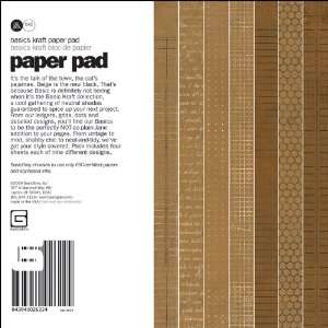    Basics 6x6 Scrapbooking Paper Pad Kraft Arts, Crafts & Sewing