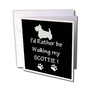  Dogs Scottie   Walking With Scottie   Greeting Cards 12 