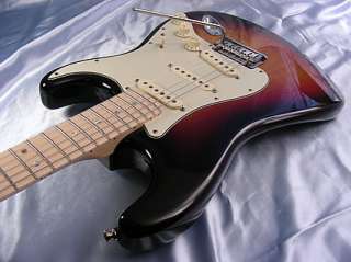 2008 Fender American Deluxe Stratocaster USA Strat Sunburst w OHSC 