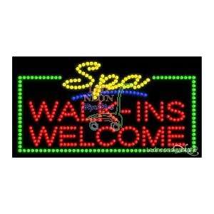  Spa Walk ins Welcome LED Sign