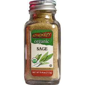 Red Monkey Organic Sage, 0.4 Ounce Grocery & Gourmet Food