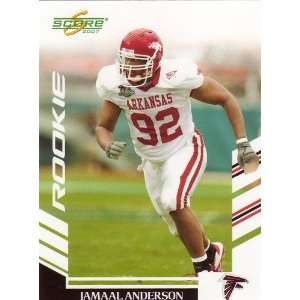 2007 Score 368 Jamaal Anderson Atlanta Falcons (RC   Rookie   Football 