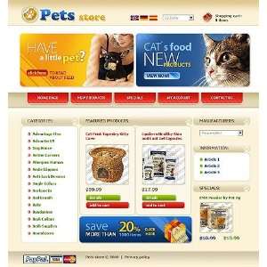  Oscommerce Template Pet Store 