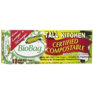   Biodegradable Tall Kitchen Bags (12 per Box) 187684
