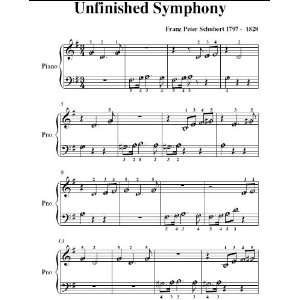 Unfinished Symphony Schubert Beginner Piano Sheet Music 