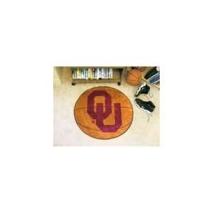    Oklahoma Sooners NCAA Basketball Round Floor Mat