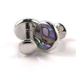  Round Abalone Cuff links Jewelry