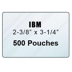  IBM Size (2 3/8 x 3 1/4) Laminating Pouches   500 pcs 