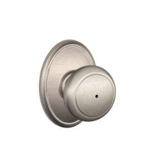  Schlage F40AND/WKF Andover Privacy Door Knob Set with the 