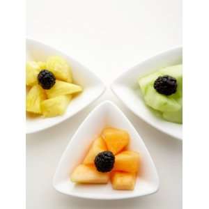  Variety of Fruit Dishes Including Blackberries and 