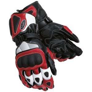 Cortech Scarab R.R. Gloves   Small/Red/Black Automotive