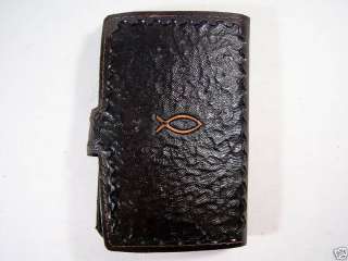 Custom Hand Tooled Small LEATHER BIBLE COVER  