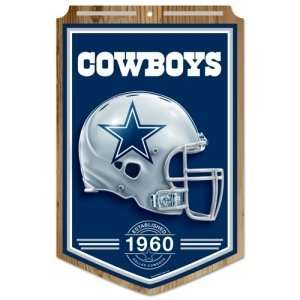  Dallas Cowboys Wood Sign   11x17 Established Design 