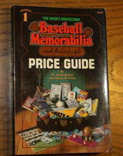 Baseball Memorabilia and Autograph Price Guide Beckett  