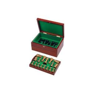 Jaques of London   4.0 Staunton Chess Set in Mahogany Casket   4.0 