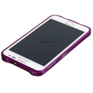 Duralumin Purple Bumper Case Cover For SAMSUNG Galaxy Note I9220 N7000 