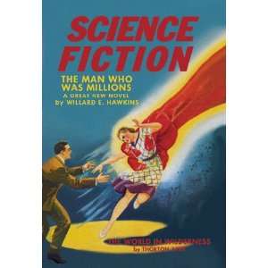  Science Fiction Captured by the Red Giant 24X36 Giclee 