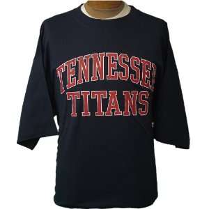 3XL Tall NFL Tennessee Titans Navy Blue Short Sleeve Screenprint Logo 