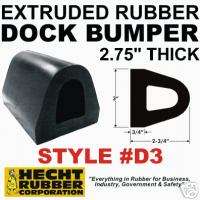 Thick Rubber Impact/Dock/Curb/Cart Bumper D3  