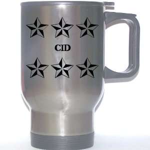   Name Gift   CID Stainless Steel Mug (black design) 