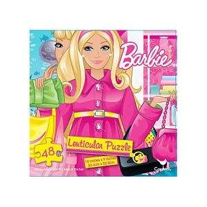  Barbie Lenticular Puzzle   48pc, 2 Astd, 12x9 Toys 