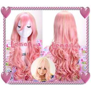    Macross Long 50cm Wavy Pink Cosplay Wig Cw175 Toys & Games