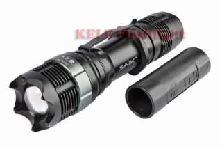 SAIK SA 9 CREE Q5 LED Zoom Flashligh Torch + 19 30mm Bike bicycle 