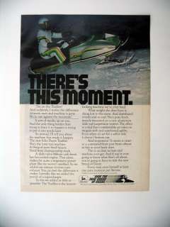 John Deere Trailfire Snowmobile 1978 print Ad  