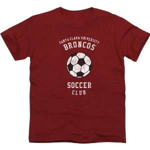  Santa Clara Broncos Club Slim Fit T Shirt   Cardinal 