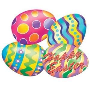  Easter Egg Cutouts   4PK Toys & Games