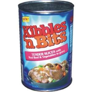  Kibbles n Bits Tender Cut   Beef & Vegetable   24x13.2 oz 