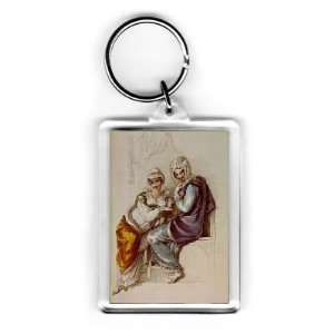  Opera dresses, Ackermann print, 1811 by   Acrylic Keyring 