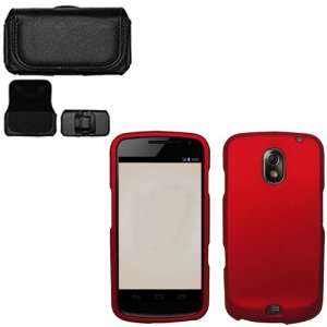 iFase Brand Samsung Nexus Prime i515 Combo Rubber Red Protective Case 
