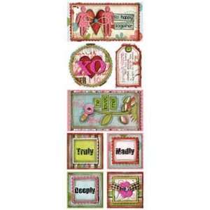   BoBunny PERSUASION Cardstock Stickers   Adore Arts, Crafts & Sewing