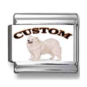 Samoyed Dog Custom Photo Italian Charm