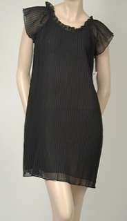 New Joie Elle Tunic Womens Dress Caviar Black Size S  