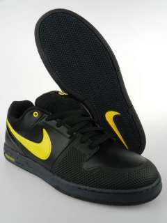 NIKE ZOOM REVOLT 6.0 NEW Mens Black Yellow Skate Shoes Size 11 