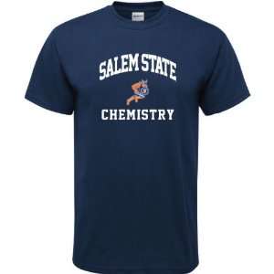  Salem State Vikings Navy Chemistry Arch T Shirt Sports 