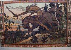   BILIBINE   Art Nouveau ILLustrations,RUSSIAN WONDER TALES,1st/1st,1912