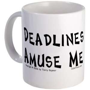 Deadlines Internet Mug by  