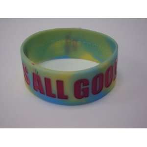  Rubber Wristband Its All Good 1 Bracelet Tie Dye with 