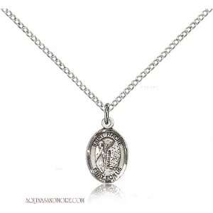 St. Fiacre Small Sterling Silver Medal