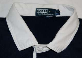 Description   Mens Ralph Lauren Polo long sleeve rugby shirt. Padded 