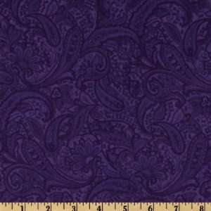 44 Wide Purple Paisley Debi Hron 12 Days Of Christmas Fabric By The 
